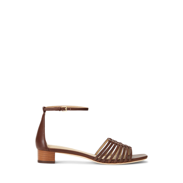 Fionna Burnished Leather Sandal Lauren 1