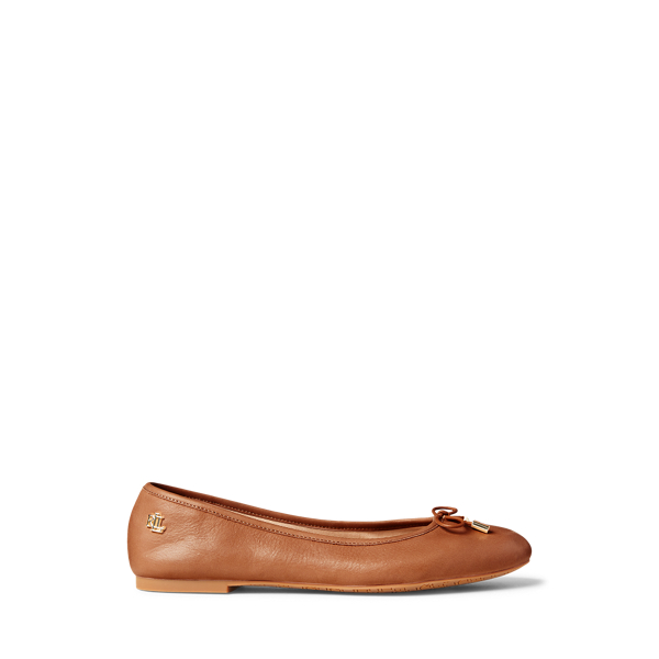 Women s Tan Flat Shoes Ralph Lauren IE