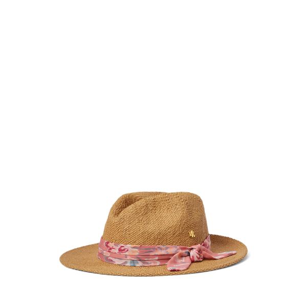 Fedora en paille rangeable