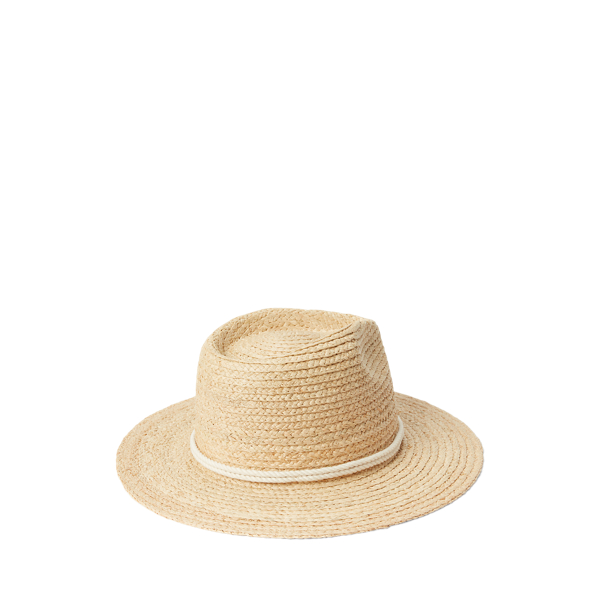 Natural Packable Raffia Fedora Lauren 2