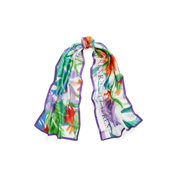 Emily Floral Wrap Scarf Lauren 1