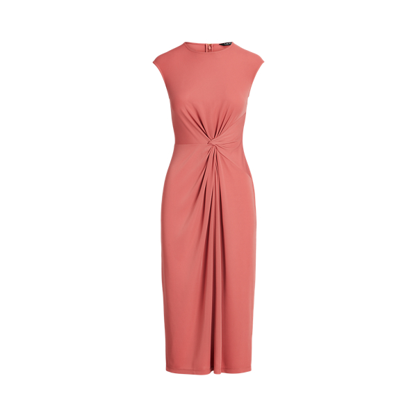 Jersey jurk met gedraaide voorkant Lauren in 1
