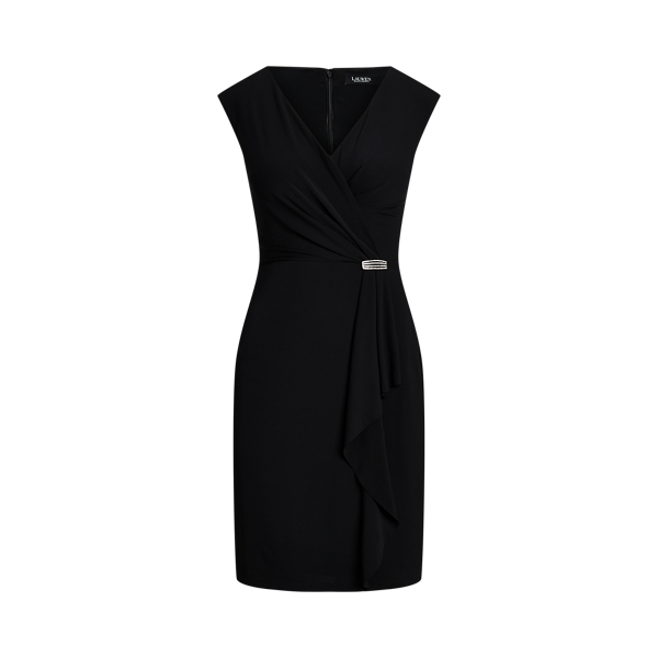 Cocktailkleid mit Fl&uuml;gel&auml;rmeln