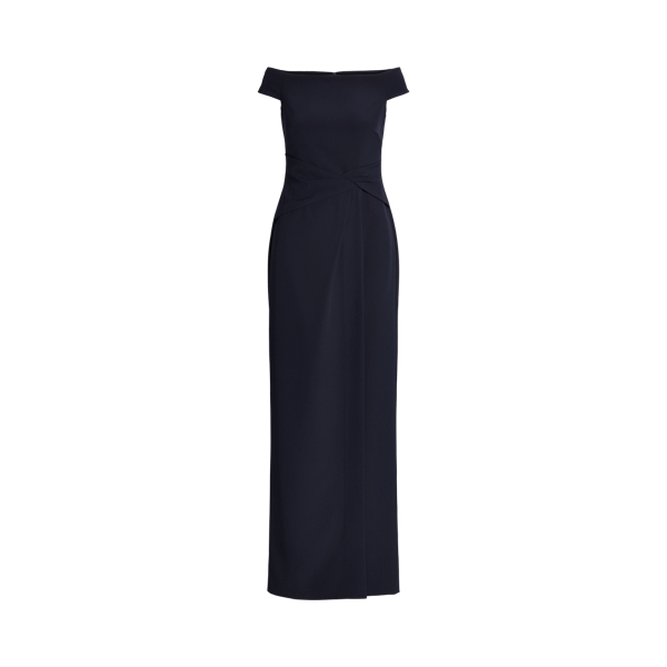 Ralph lauren cold shoulder gown hotsell