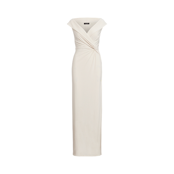 Schulterfreies Abendkleid aus&nbsp;Jersey