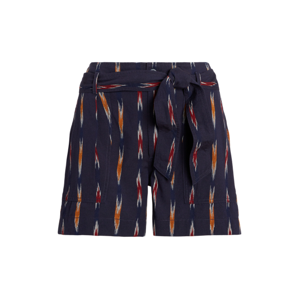 Geo-Motif Belted Jacquard Short Lauren Petite 1