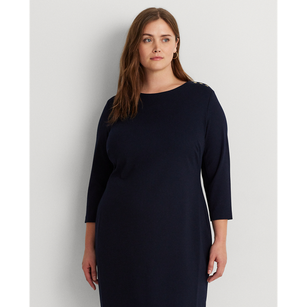 Ponte Three-Quarter-Sleeve Dress for Women | Ralph Lauren® PA