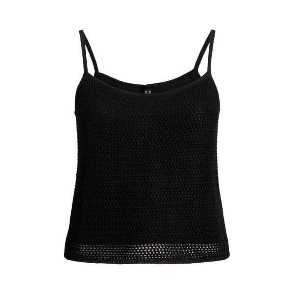 Camiseta de punto de mezcla de lino Lauren Woman en 1