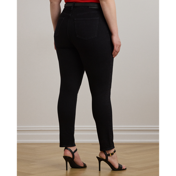 Black Wash High-Rise Skinny Ankle Jean Lauren Woman 6