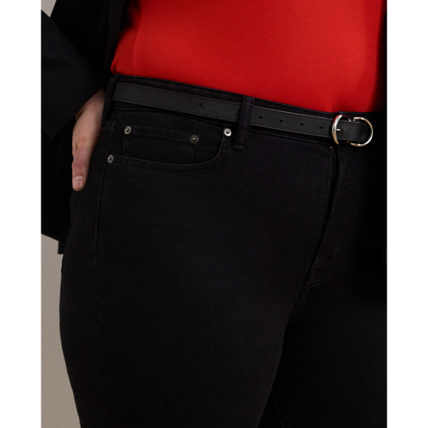 Black Wash High-Rise Skinny Ankle Jean Lauren Woman 7