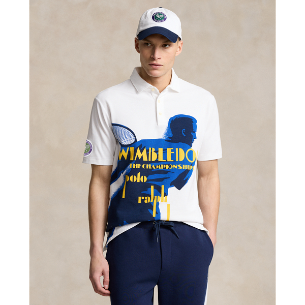 Wimbledon Classic Fit Graphic Polo Shirt