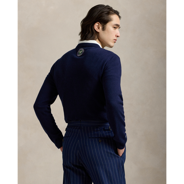 Refined Navy Wimbledon Graphic Sweater Polo Ralph Lauren 5