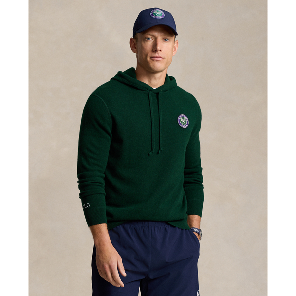 Moss Agate Wimbledon Washable Cashmere Sweater Polo Ralph Lauren 1