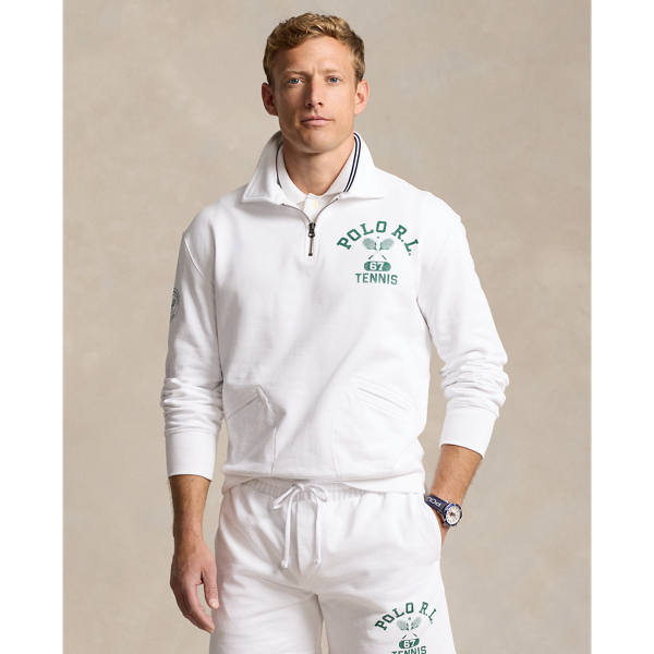 Wimbledon Fleece Collared Sweatshirt