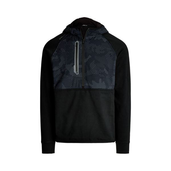 Camo Performance Hybrid Half Zip Hoodie