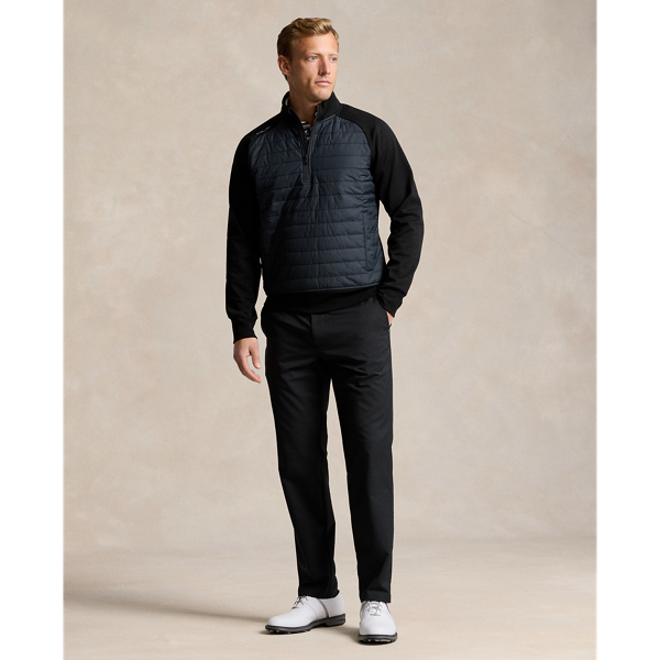 Polo Black Classic Fit Hybrid Half-Zip Pullover RLX 4