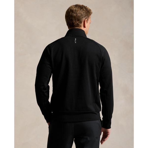 Polo Black Classic Fit Hybrid Half-Zip Pullover RLX 5