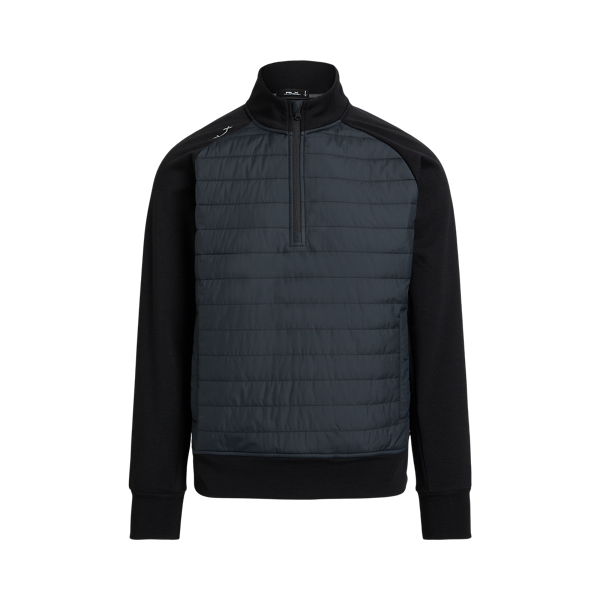 Polo Black Classic Fit Hybrid Half-Zip Pullover RLX 2