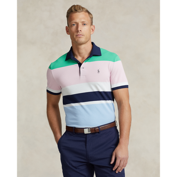 Vineyard Green Multi Tailored Fit Performance Polo Shirt RLX 1