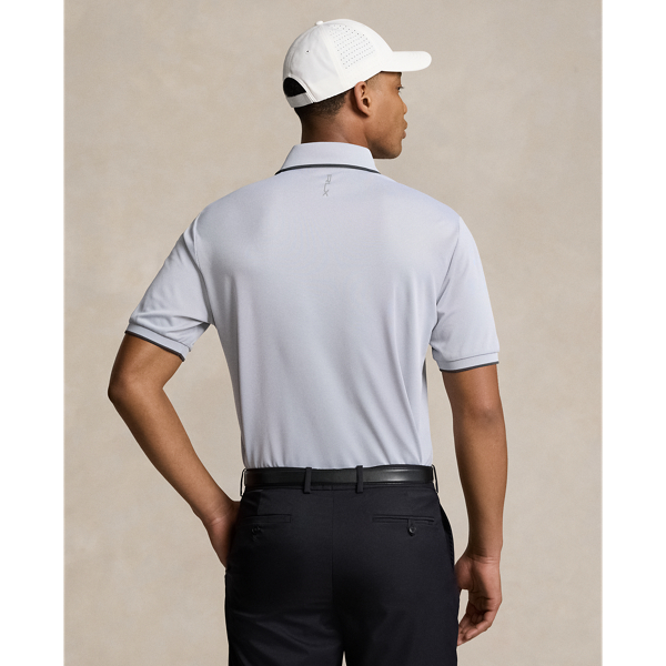 Peak Grey Oxford Classic Fit Performance Polo Shirt RLX 5