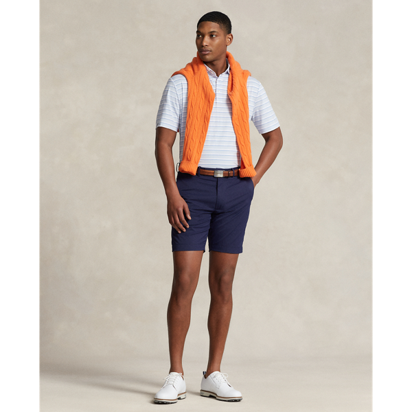 Oxford Blue Multi Classic Fit Stretch Jersey Polo Shirt RLX 4