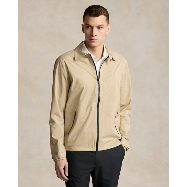 Classic Khaki Water-Repellent Twill Jacket RLX for fall 1