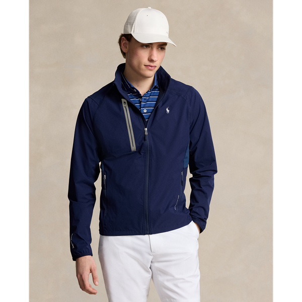 Refined Navy Packable Water-Repellent Jacket RLX for fall 1