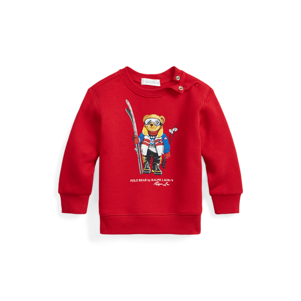 Fleece-Sweatshirt mit Polo Bear