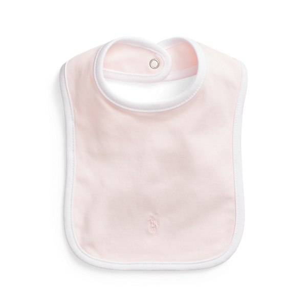 Bavoir en interlock de coton
