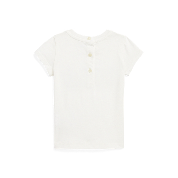 Baumwolljersey-T-Shirt mit Karo-Logo Baby Girl in Nevis 2