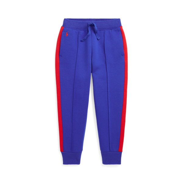 Pantalon de jogging maille double ray&eacute;e