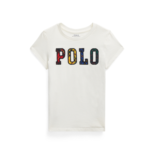 Plaid Logo Cotton Jersey Tee