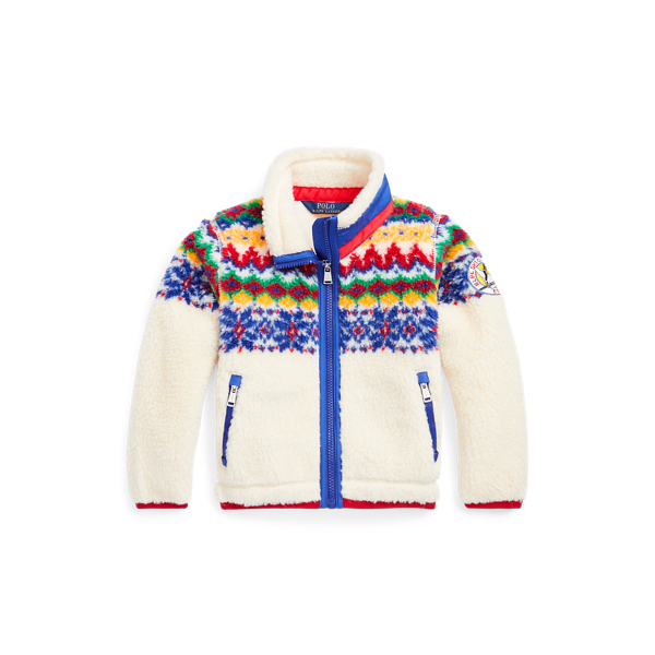 Fair Isle Teddy Fleece Jacket