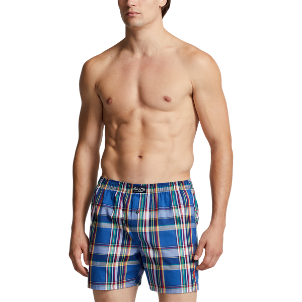 Glengate Plaid Plaid Cotton Boxer Polo Ralph Lauren 2