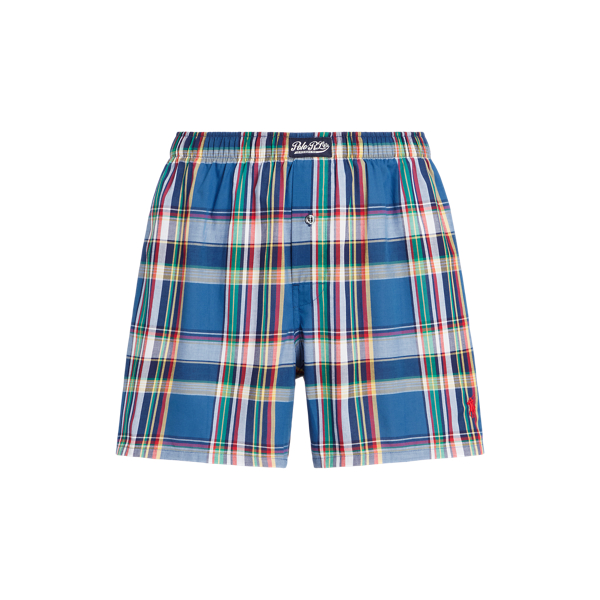Glengate Plaid Plaid Cotton Boxer Polo Ralph Lauren 1