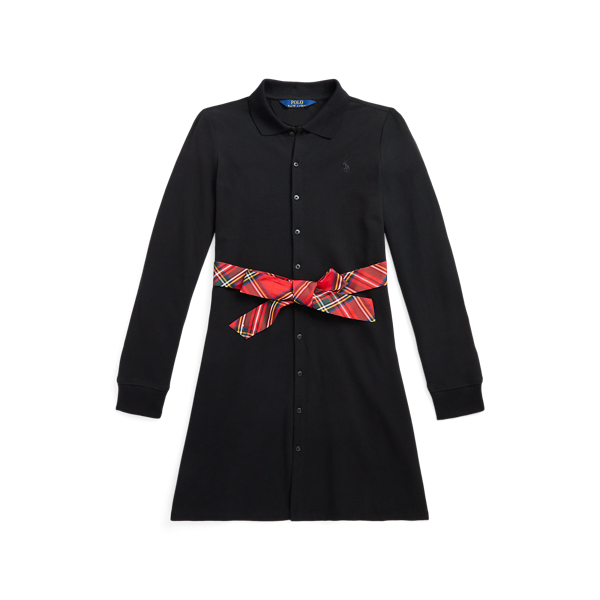 Abito Oxford con fascia scozzese
