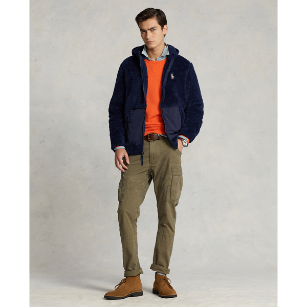 Newport Navy/Navy Pile Fleece Full-Zip Hoodie Polo Ralph Lauren 4