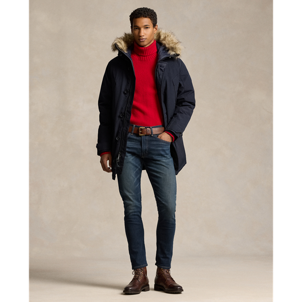 Collection Navy Faux-Fur-Trim Water-Repellent Down Parka Polo Ralph Lauren 4
