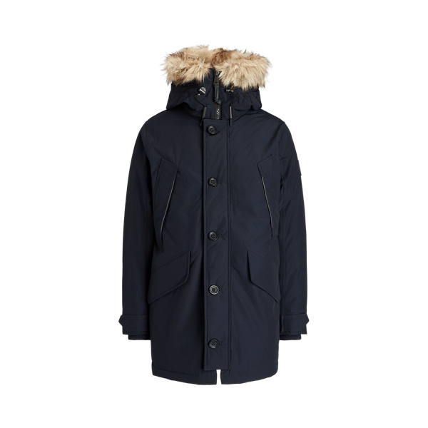Collection Navy Faux-Fur-Trim Water-Repellent Down Parka Polo Ralph Lauren 2
