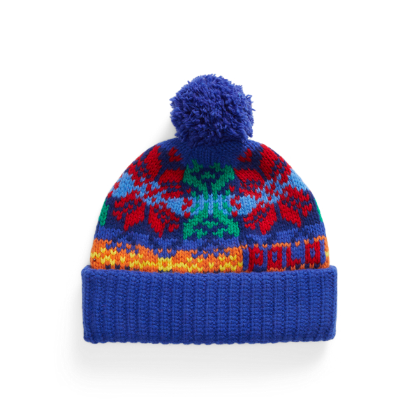 Gorro de mistura de l&atilde; merino Snowflake