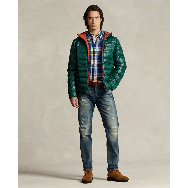 Wasserabweisende Wendejacke Polo Ralph Lauren in Green / Orange 3