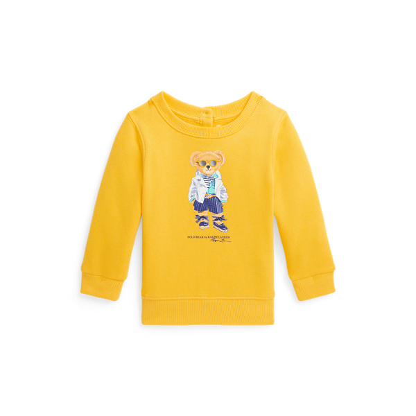 Polo Bear Fleece Pullover Baby Girl 1