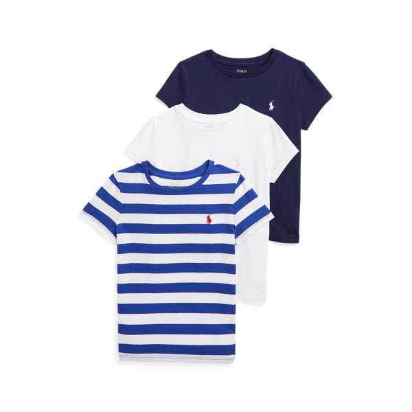 3er-Pack Baumwoll-T-Shirts