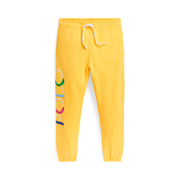 Fleece joggingbroek met logo Girls 1.5-6.5 Years in 1