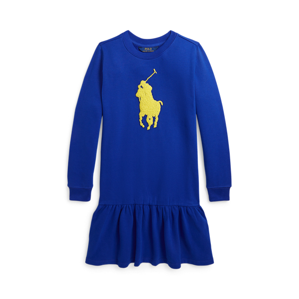 French Knot Big Pony Fleece Dress