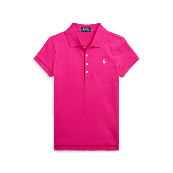 Polo en piqu&eacute; stretch Girls 7-14 Years en 1