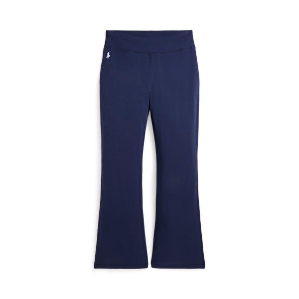 Newport Navy W White Stretch Jersey Flare Legging Girls 7-16 1