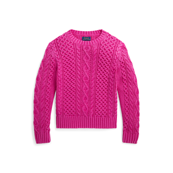 Pull en tricot d'Aran de coton