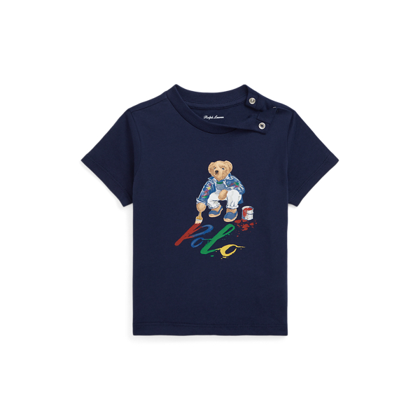Katoenen longsleeve met Polo Bear