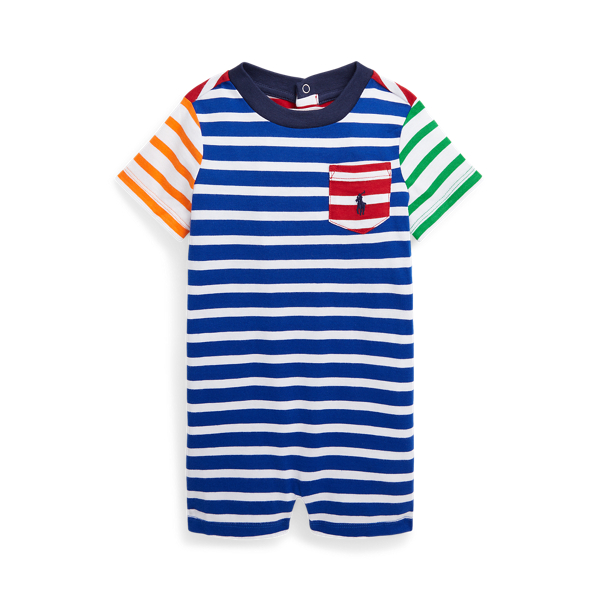 Sommerstrampler aus Baumwolljersey Baby Boy in 1